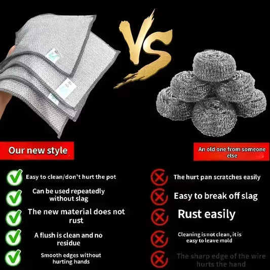 Smart Scrubs - Non-Scratch Scouring Cloths - 10 Pack