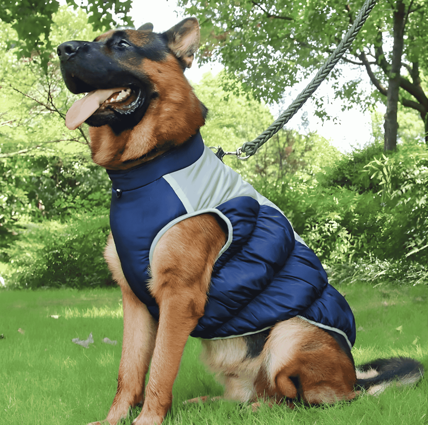 Winter Dog Coat – Insulated w/ Built-In Harness