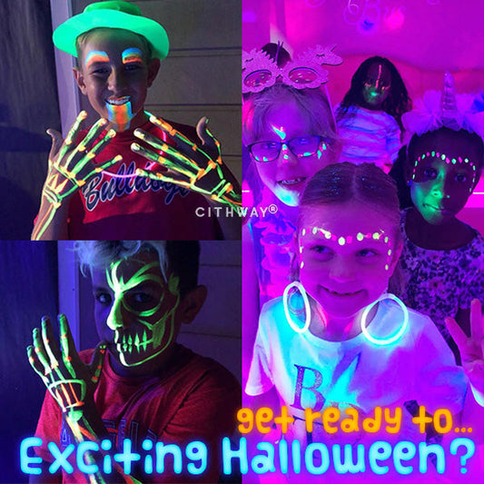 Luminous Halloween Face Painting Kit