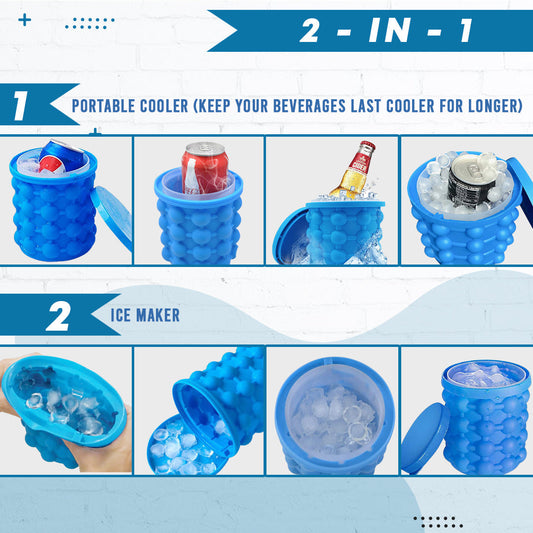 2-in-1 Ice Cube Maker