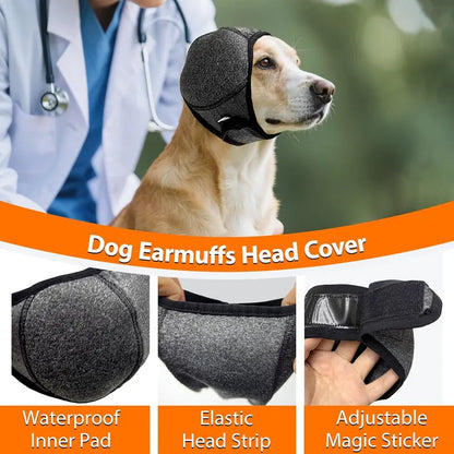 Waterproof Calming Ear Wrap for Dogs | Anxiety & Noise Relief