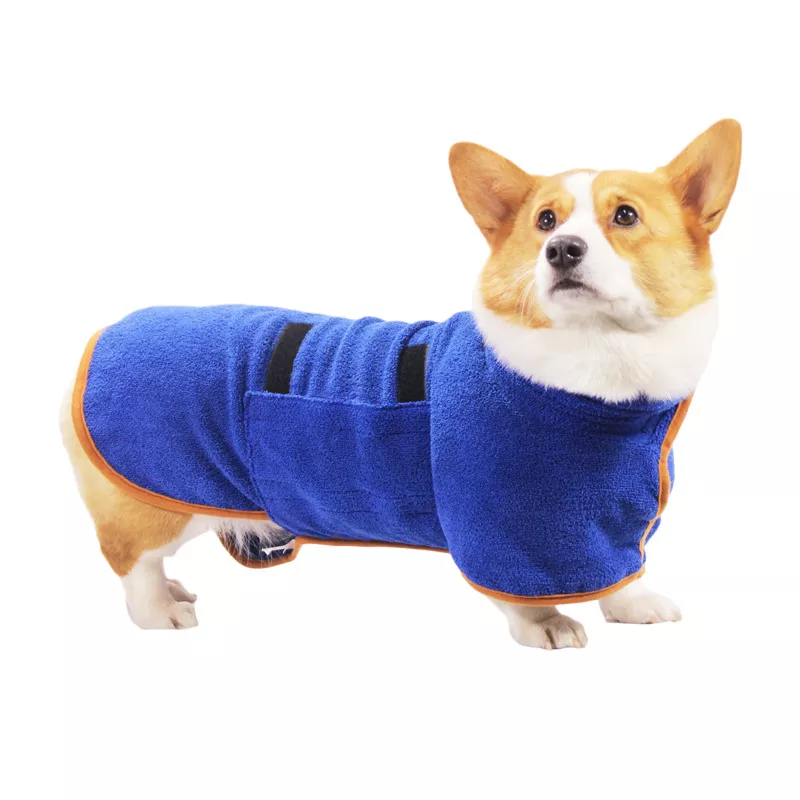 Super absorbent pet bathrobe