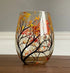 Four Seasons Tree Wine Glasses - Hand Painted Art