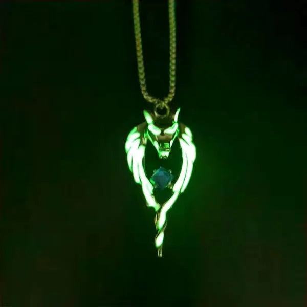 Glowing wolf necklace🐺🐺 -  "SAVE A WOLF"