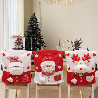 🎄Cute Christmas Themed Chair Cover