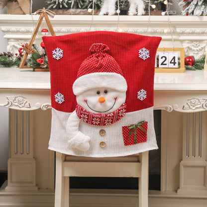 🎄Cute Christmas Themed Chair Cover