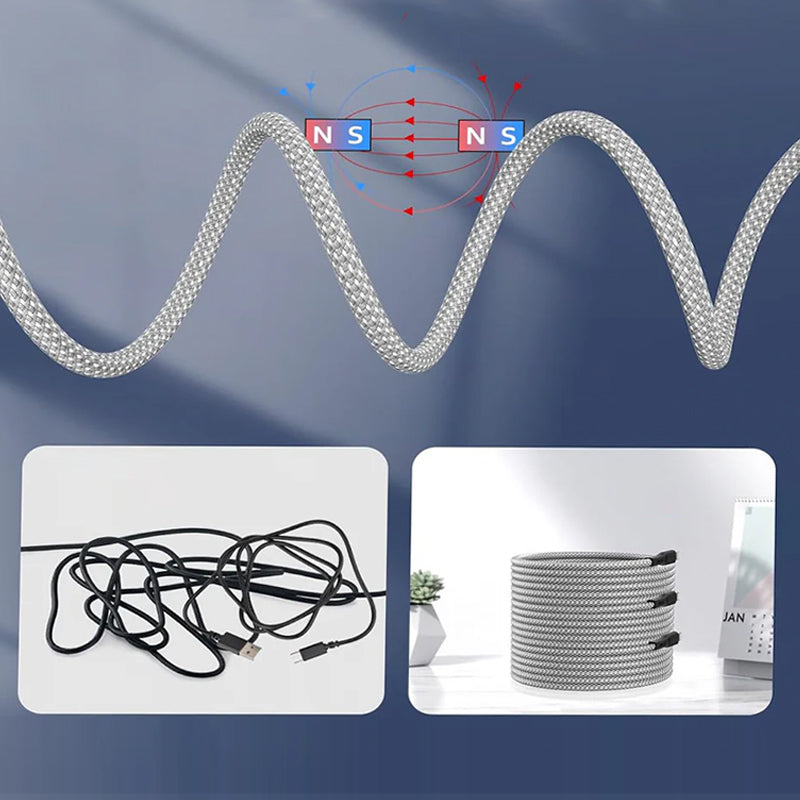 Magnetic Anti-tangle Cable