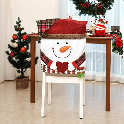 🎄Cute Christmas Themed Chair Cover