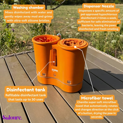 The 4-in-1 paw cleaner is soon on Kickstarter!