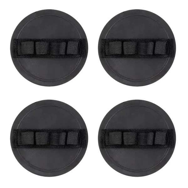 🧽 4-Pack Soft Rubber Shower Scrubber – Gentle Exfoliating Body Cleaner