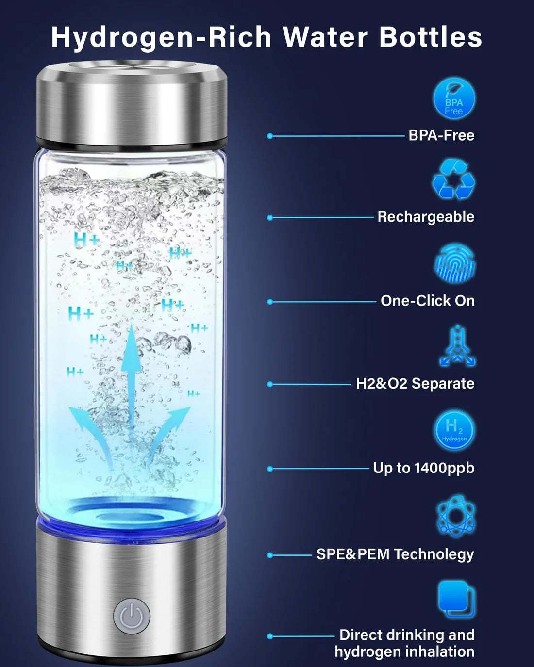 Hydrogen Water Bottle