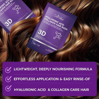 3D Hyaluronic Acid & Collagen Hair Mask 30g