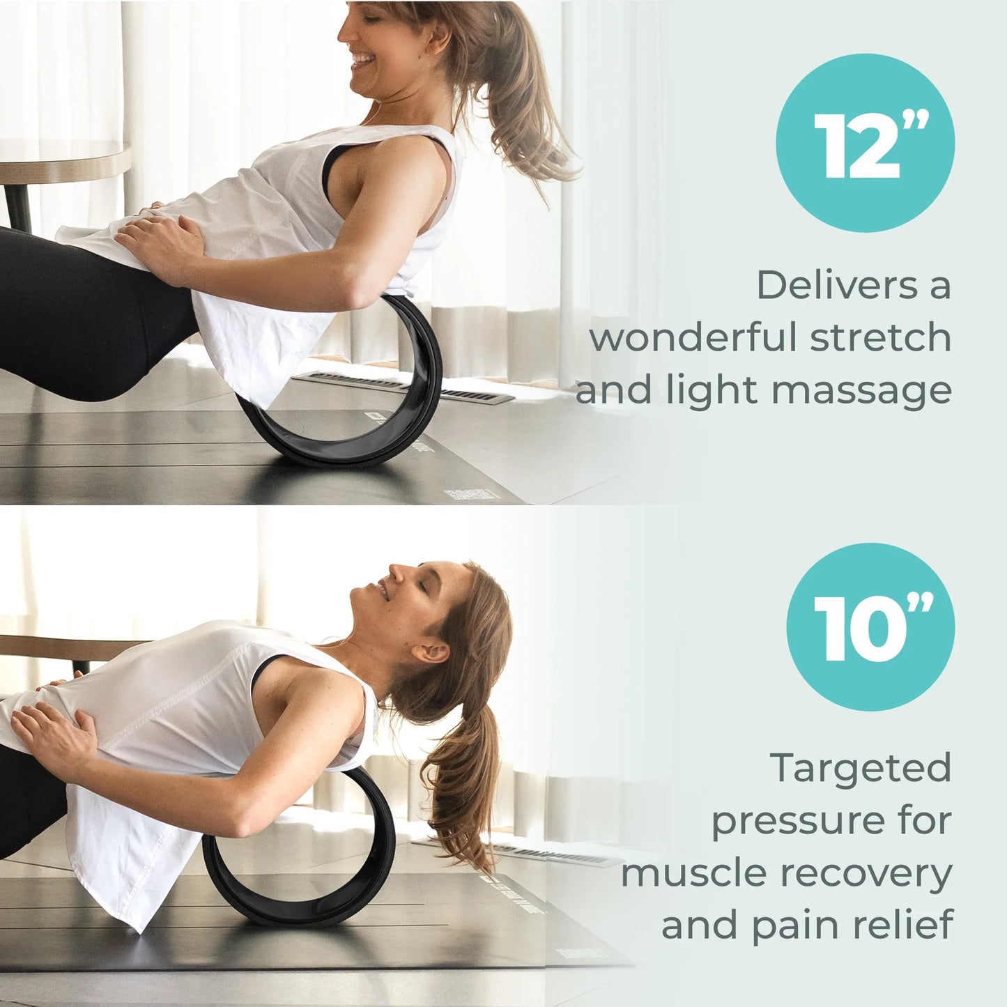 Yoga Foam Roller - Neck and Back Pain Relief