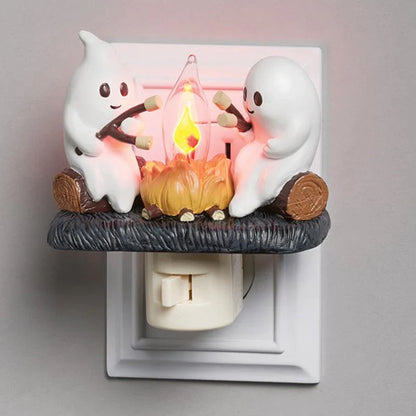 🔥Last Day Sale Price | Ghost Campfire Flickering Nightlight✨🔥👻