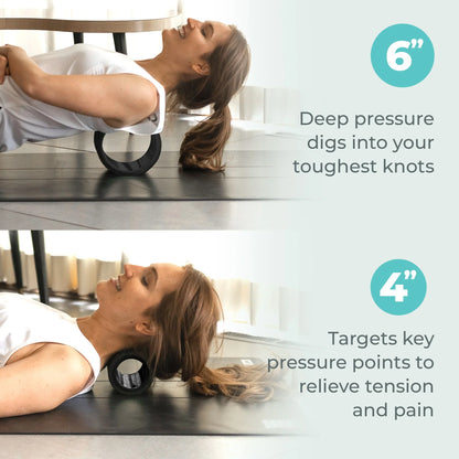 Yoga Foam Roller - Neck and Back Pain Relief