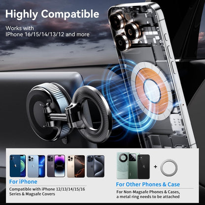 Vacuum Magnetic Phone Holders for Car