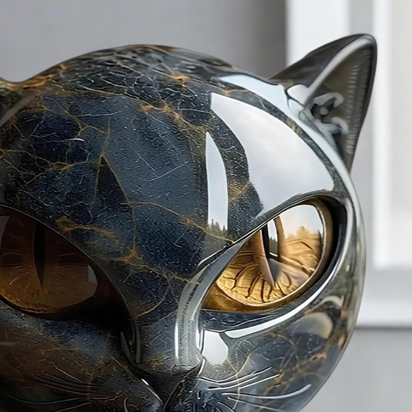 🔥🎉Hot Sale 49% OFF🎉Luxury Black Cat Stone Sculpture