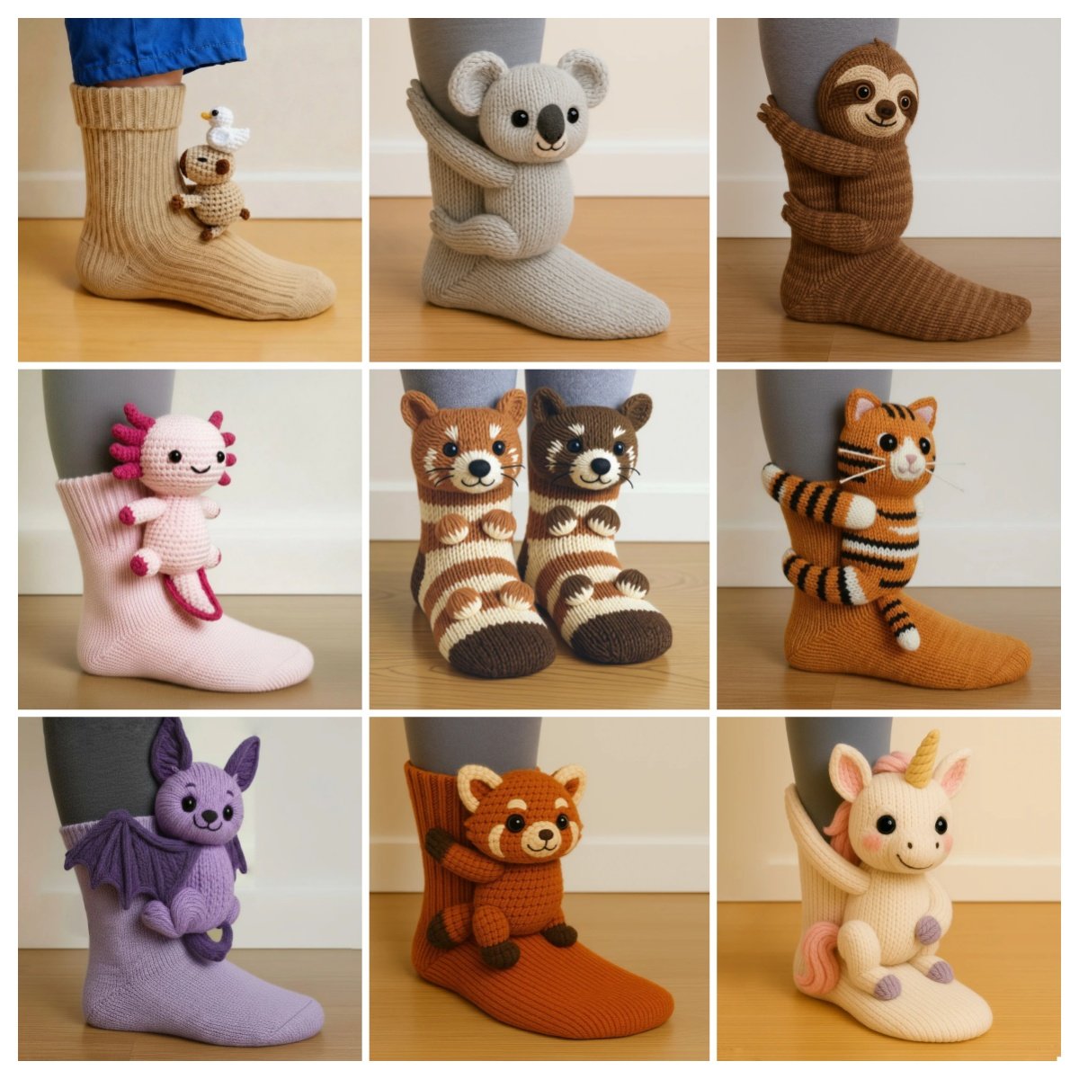 🦥3D Animal Socks🧦