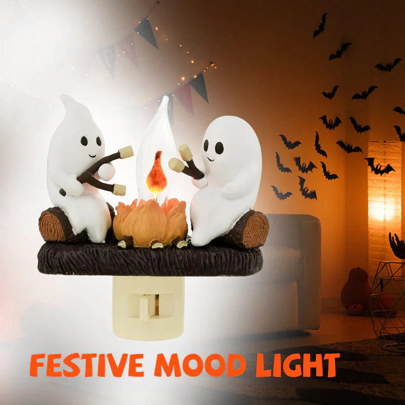 🔥Last Day Sale Price | Ghost Campfire Flickering Nightlight✨🔥👻