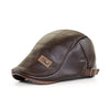 High Quality Trendy Leather Beret