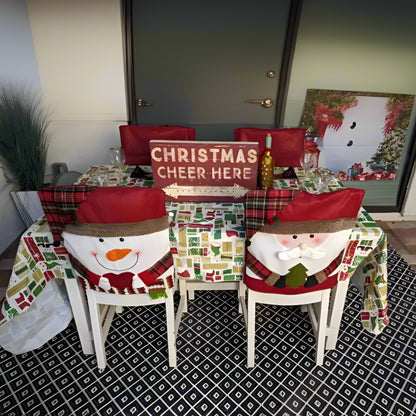 🎄Cute Christmas Themed Chair Cover