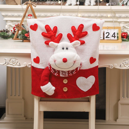 🎄Cute Christmas Themed Chair Cover
