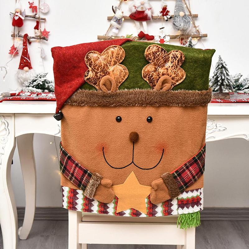 🎄Cute Christmas Themed Chair Cover
