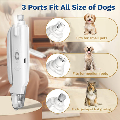 2-in-1 Rechargable Pet Nail Clipper & Grinder