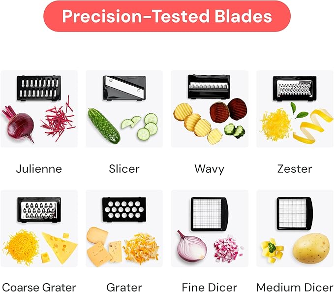 Multifunction Vegetable Chopper — 16 Tools in 1