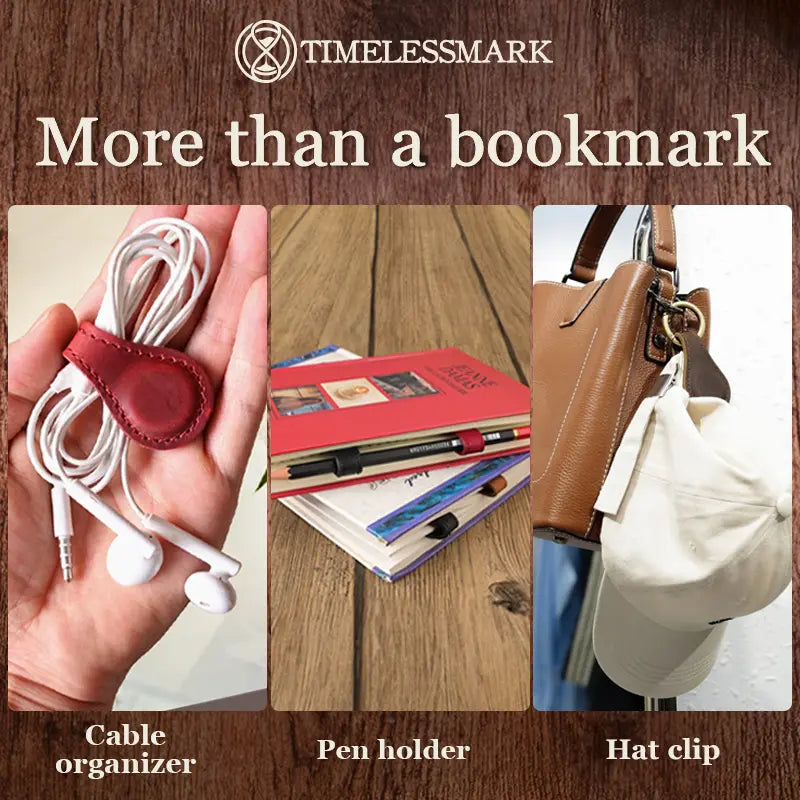 ✨TimelessMark🔥Personalized Magnetic Leather Bookmark🔥