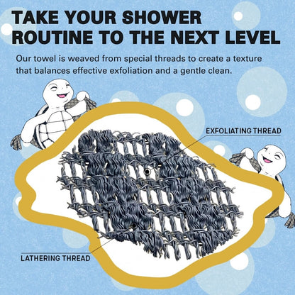 🧼Blissal Exfoliating Antibacterial Shower Towel🚿