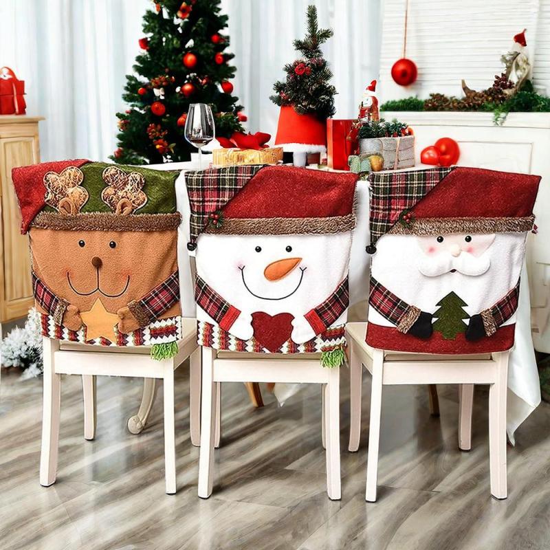 🎄Cute Christmas Themed Chair Cover