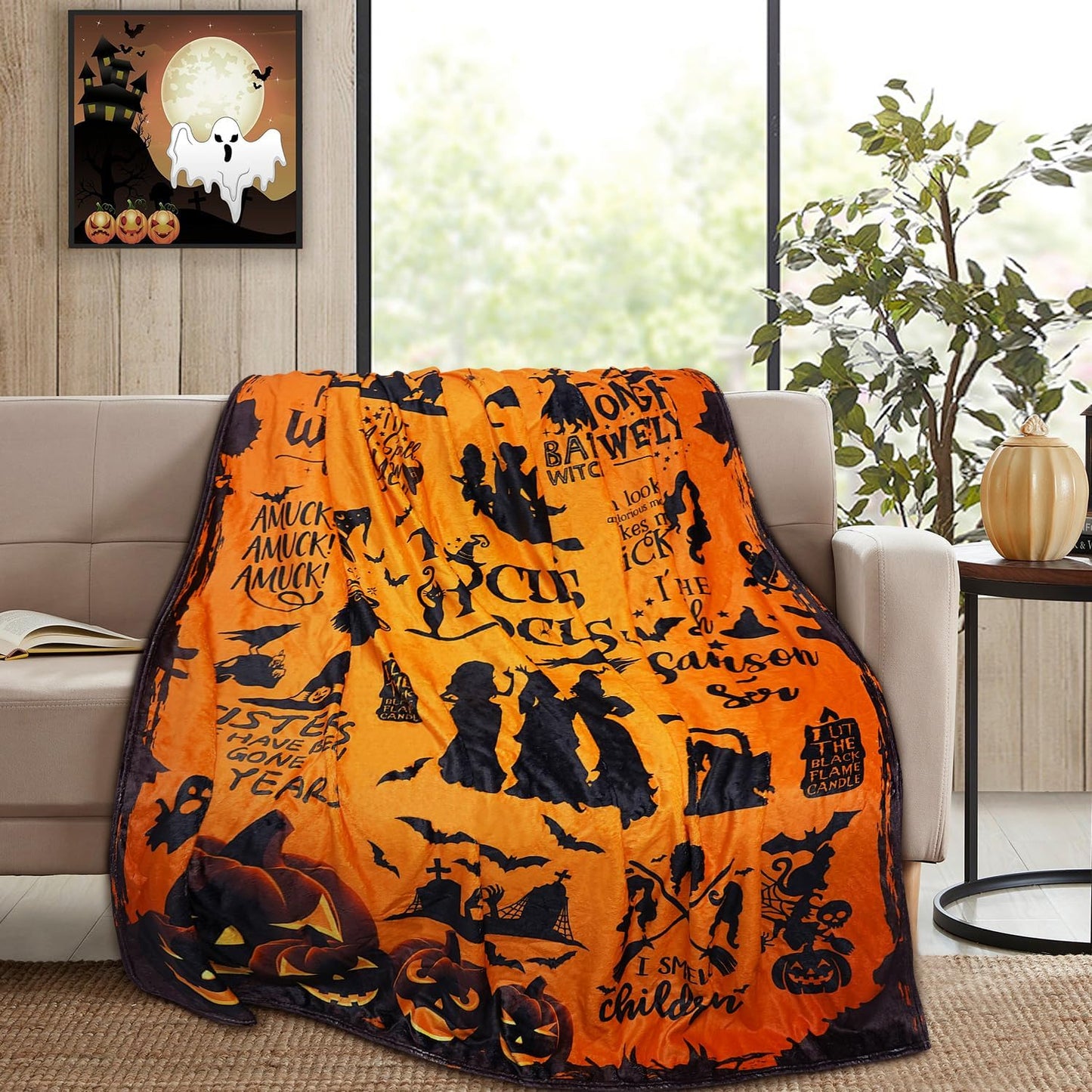 Moonloom™ – Halloween Witch Throw Blanket