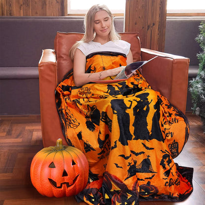 Moonloom™ – Halloween Witch Throw Blanket