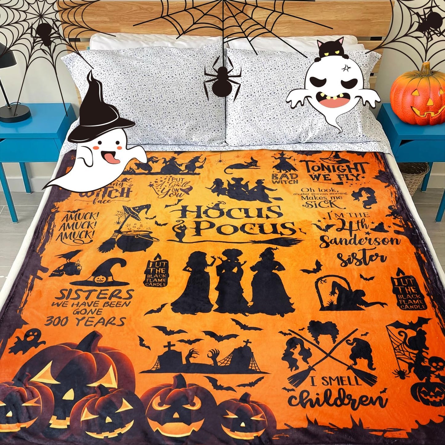 Moonloom™ – Halloween Witch Throw Blanket