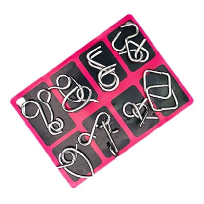 Woyuosn Physics Mind Metal Puzzles Unlock Interlock Game