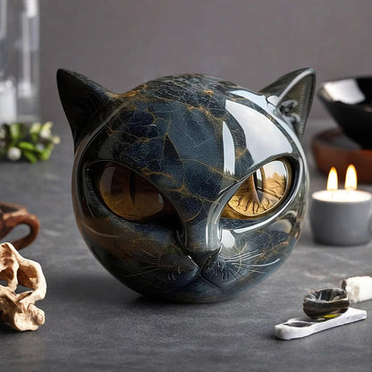 🔥🎉Hot Sale 49% OFF🎉Luxury Black Cat Stone Sculpture
