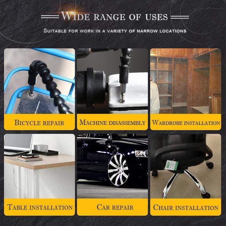 Screw It™ Flexible Drill Extension Kit