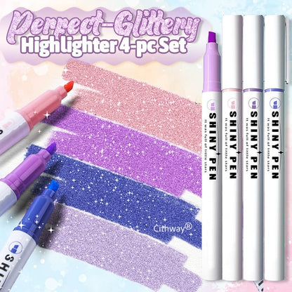 Perfect-Glittery Highlighting Pen Set