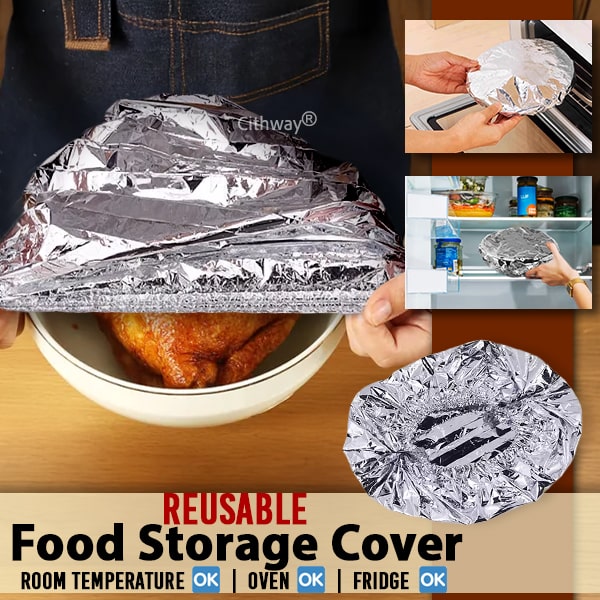 Aprolo® Reusable Heat-Locking Aluminum Foil Food Cover(50PCS)