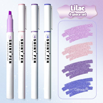 Perfect-Glittery Highlighting Pen Set