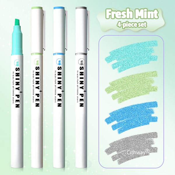 Perfect-Glittery Highlighting Pen Set