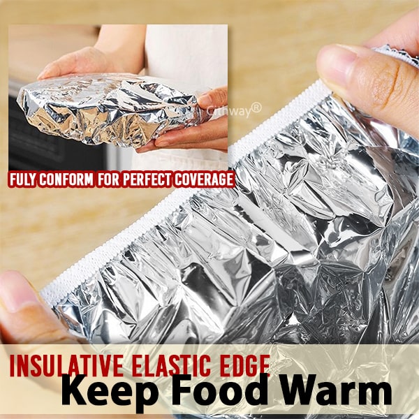 Aprolo® Reusable Heat-Locking Aluminum Foil Food Cover(50PCS)