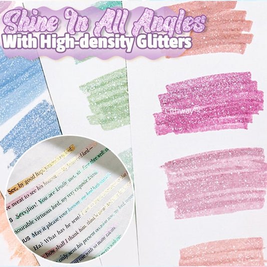 Perfect-Glittery Highlighting Pen Set