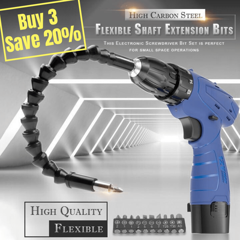 Screw It™ Flexible Drill Extension Kit