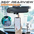 360° Rearview Mirror Phone Holder