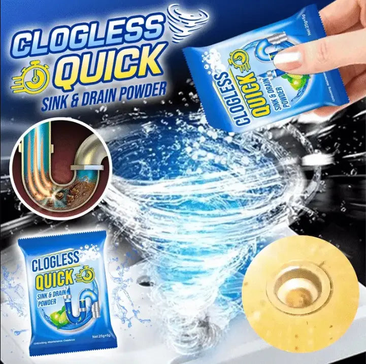 GFOUK™ Clogless Quick Sink and Drain Powder