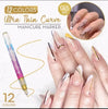 12 Colors Ultra Thin Curve Manicure Marker