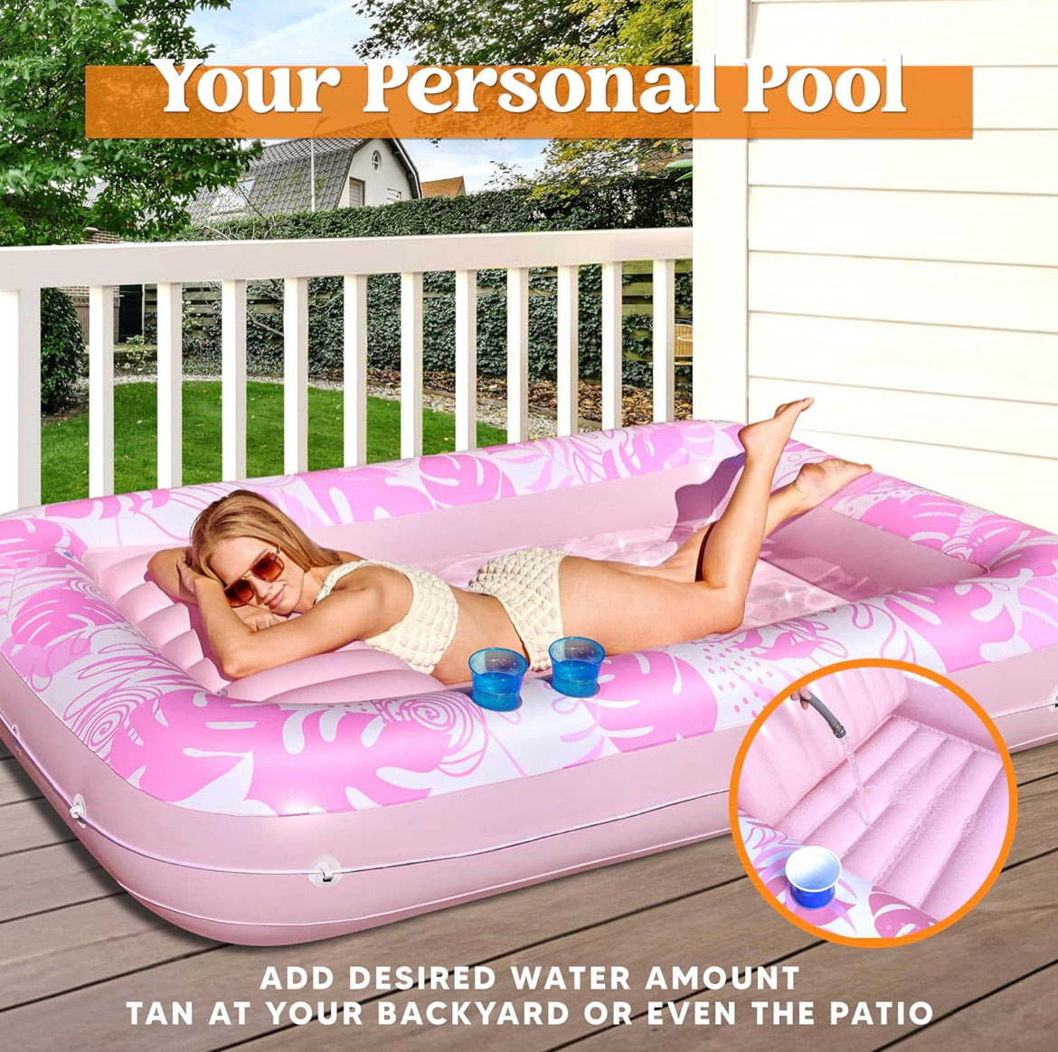 Inflatable Tanning Pool