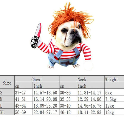 DEADLY DOLL DOG COSTUME